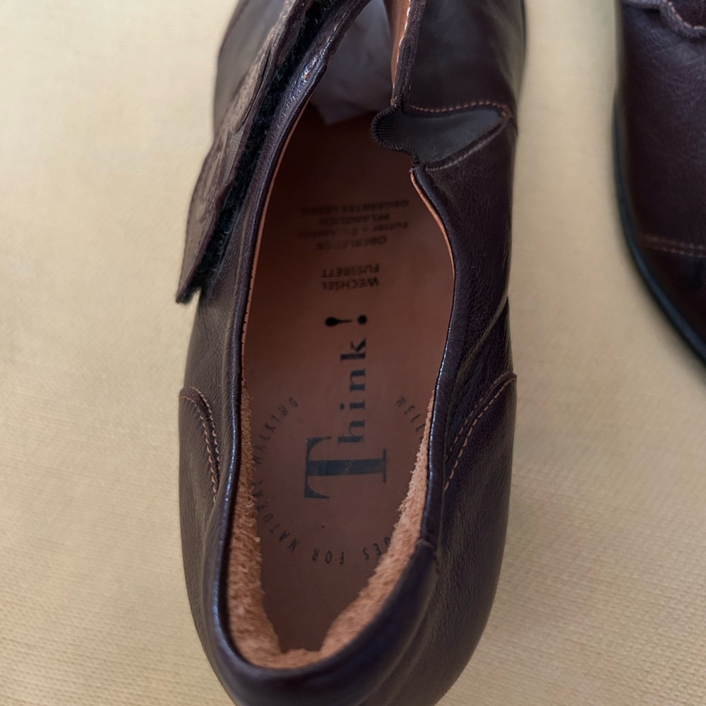 Brown Leather Women's Shoes - Picture 3 of 6